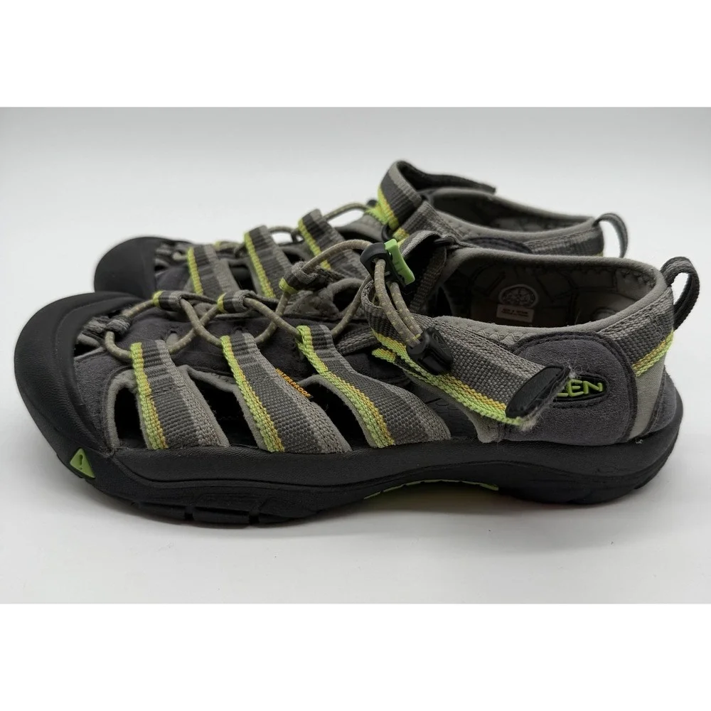 Keen Newport H2 Youth Size 5 Gray Green Waterproof Hiking‎ Sport Sandals 1014266